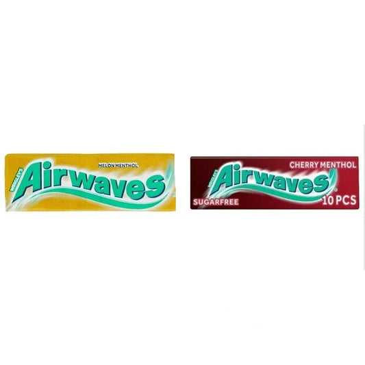 Mix Pack of Wingley's Airwaves Cherry Menthol & Melon Menthol (Pack of 30)